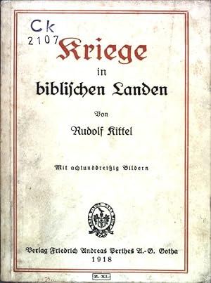 Bild des Verkufers fr Kriege in biblischen Landen; zum Verkauf von books4less (Versandantiquariat Petra Gros GmbH & Co. KG)