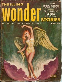 Bild des Verkufers fr THRILLING WONDER Stories: June 1953 zum Verkauf von Books from the Crypt