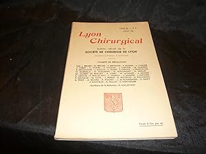 Lyon Chirurgical Bulletin Officiel De La Société De Chirurgie De Lyon Tome 50 - N° 5 Juillet 1955