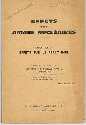 Effets des Armes Nucléaires. Chapitre XI : Effets sur le personnel