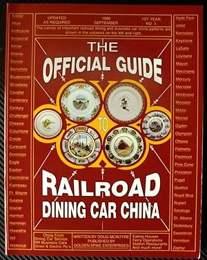 The Official Guide Railroad Dining Car China
