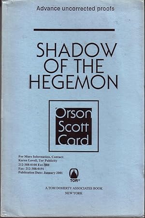 Immagine del venditore per SHADOW OF THE HEGEMON. venduto da Monroe Stahr Books