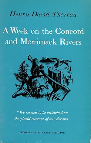 Seller image for A Week on the Concord and Merrimack Rivers. for sale by Bookends