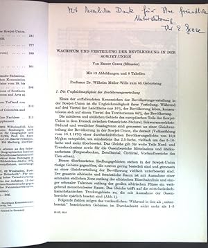 Bild des Verkufers fr Wachstum und Verteilung der Bevlkerung in der Sowjet-Union; zum Verkauf von books4less (Versandantiquariat Petra Gros GmbH & Co. KG)