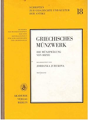 Image du vendeur pour Griechisches Mnzwerk: Die Mnzprgung von Bizye. Textband. mis en vente par Antiquariat Jterbook, Inh. H. Schulze