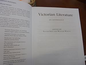 Seller image for Victorian Literature: An Anthology for sale by Mullen Books, ABAA