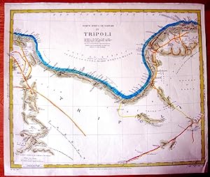 Image du vendeur pour Antique Map: North Africa or Barbary IV Tripoli mis en vente par Ken Jackson