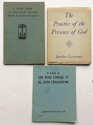 Brief Form of Corporate Prayer from Eastern Sources [Text & Music opposite]; Guide to Liturgy of ...