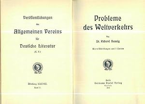 Image du vendeur pour Probleme des Weltverkehrs mis en vente par Libro-Colonia (Preise inkl. MwSt.)