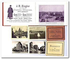 Konvolut Ansichten von Hannover enthaltend: 1) - Andenken an Hannover vom Hotel zur Post Conrad B...