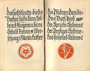 Die Dürer-Bibel (Mit Holzschnitten Dürers und anderer Meister)