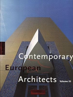 Contemporary European Architects (Vol.III) -1995-