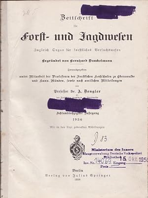 Allgemeine Forst- und Jagdzeitung (1936)