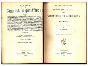 Imagen del vendedor de Handbuch der Krankheiten der weiblichen Geschlechtsorgane (1893) a la venta por Libro-Colonia (Preise inkl. MwSt.)