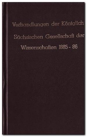 Berichte der Philologisch-historische Classe 1885 - 1887-