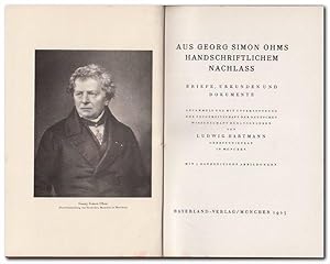 Aus Georg Simon Ohms handschriftlichem Nachlass - (Briefe, Urkunden und Dokumente)