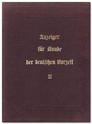 Anzeiger für Kunde der deutschen Vorzeit - (Organ des Germanischen Museums) - Sammelband 11. Jahr...