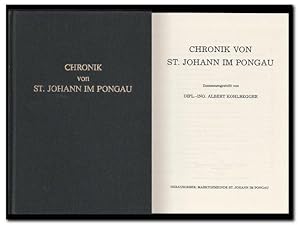 Imagen del vendedor de Chronik von St. Johann im Pongau zusammengestellt Albert Kohlbegger a la venta por Libro-Colonia (Preise inkl. MwSt.)