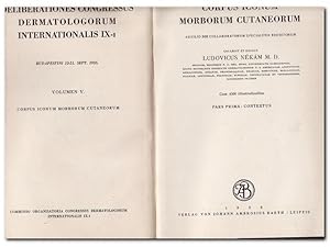 Imagen del vendedor de Corpus Iconum Morborum Cutaneorum (Deliberationes Congressus Dermatologorum Internationalis IX Budapest 1935 ) a la venta por Libro-Colonia (Preise inkl. MwSt.)