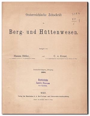 ÖSTERREICHISCHE ZEITSCHRIFT FÜR BERG- UND HÜTTENWESEN - (Band 32 1884)