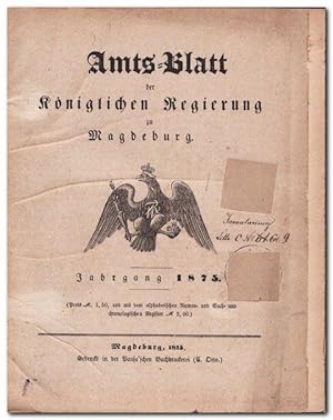 Amts-Blatt der Königlichen Regierung zu Magdeburg (Jahrgang 1875)