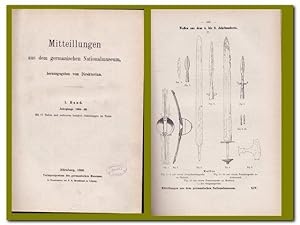 Mitteilungen aus dem germanischen Nationalmuseum. Jahrgänge 1884 - 1886