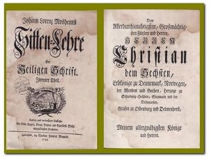 Bild des Verkufers fr Johann Lorenz Mosheims Sitten=Lehre - (Der Heiligen Schrift zweyther Theil) zum Verkauf von Libro-Colonia (Preise inkl. MwSt.)