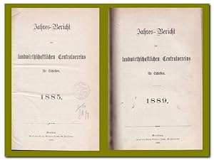 Jahresberichte des landwirthschaftlichen Central-Vereins für Schlesien 1885 - 1889