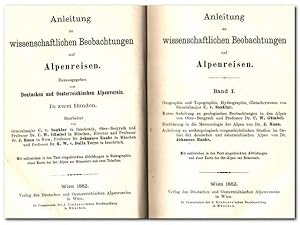 Seller image for Anleitung zu wissenschaftlichen Beobachtungen auf Alpenreisen - (2 (in 1) Bnde) for sale by Libro-Colonia (Preise inkl. MwSt.)