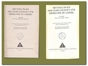 Mitteilungen der Gesellschaft für Erdkunde zu Leipzig - (49. und 50. Band 1924 - 1930)