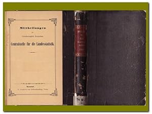 Mittheilungen der Grossherzoglich Hessischen Centralstelle für die Landesstatistik (Jahrgang 1884)