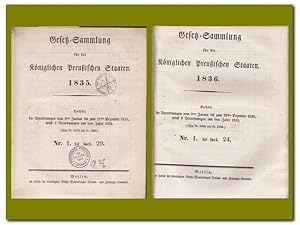 Gesetz-Sammlung für die Koeniglichen Preußischen Staaten 1835 , 1836 und 1837