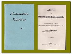 Sammelband Jahrbuch für Brandenburgische Kirchengeschichte (1.; 7. und 8.; 11. und 12. Jahrgang j...