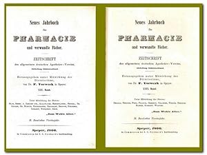Neues Jahrbuch für Pharmacie und verwandte Fächer (Zeitschrift des allgemeinen deutschen Apotheke...