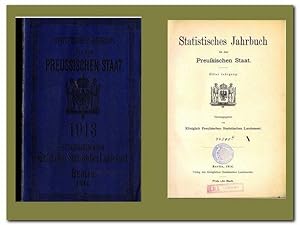 Bild des Verkufers fr Statistisches Jahrbuch fr den Preussischen Staat (11. Jahrgang 1913) zum Verkauf von Libro-Colonia (Preise inkl. MwSt.)
