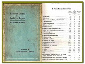 Statistisches Jahrbuch für den Freistaat Bayern 1928 (18. Jahrgang)