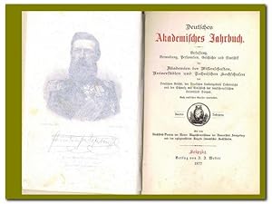 Deutsches Akademisches Jahrbuch (Verfassung, Verwaltung, Personalien, Geschichte und Statistik de...