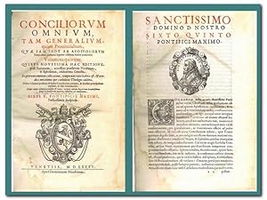 Conciliorum Omnium, tam generalium, quam provincialium (Volumina quinque. Quibus novissima hac ed...