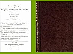 VERHANDLUNGEN DER ZOOLOGISCH-BOTANISCHEN GESELLSCHAFT IN WIEN. (Band LXXVII 1927)