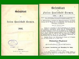 Gesetzblatt der freien Hansestadt Bremen 1886