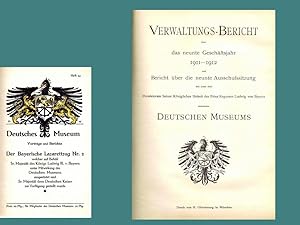 Konvolut mit 15 Verwaltungsberichten des Deutschen Museums in München 1910 - 1936
