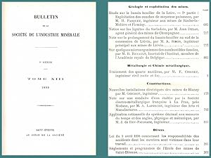 Bulletin de la Societe de l'Industrie Minerale (XIII. Jahrgang 1899)