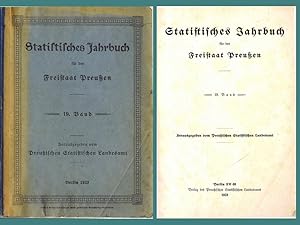 Statistisches Jahrbuch für den Freistaat Preußen (19. Band 1923)