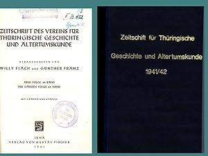 Zeitschrift des Vereins für Thüringische Geschichte und Altertumskunde (Sammelband aus den Jahren...
