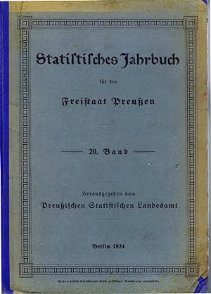 Statistisches Jahrbuch für den Freistaat Preußen (20. Band 1924)
