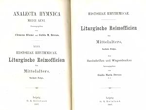Liturgische Reimofficien des Mittelalters (6. Folge Aus Handschriften und Wiegendrucken)