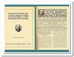 Leipziger populäre Zeitschrift für Homöopathie (56. Jahrgang 1925)