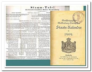 GROSSHERZOGLICH MECKLENBURG-STRELITZSCHER STAATS-KALENDER für 1909