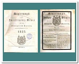 Regierungs- und Intelligenz-Blatt für das Königreich Baiern. (1825)