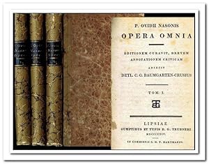 Bild des Verkufers fr Opera Omnia (Editionem Curavit, Brevem Annotationem Criticam) - Adiecit Detl. C.G. Baumgarten-Crusius - (1824) zum Verkauf von Libro-Colonia (Preise inkl. MwSt.)